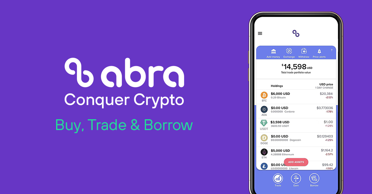 what crypto exchange does abra use